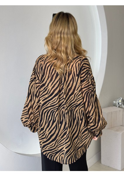 Zebra Desen Gömlek