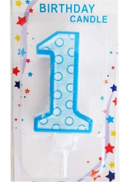 Mum Puantiyeli 1 Yaş Mavi Pk:1