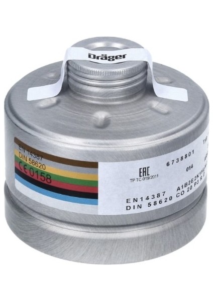 X-Plore® 6300 Tam Yüz Gaz Maskesi + A1B2E2K1 Hg Co No P3 Filtre fiyatları