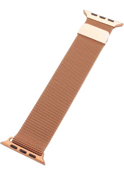 Apple Watch Için Şık ve Dayanıklı Metal Örgü Kordon – Manyetik Toka, 4 Renk Seçeneği