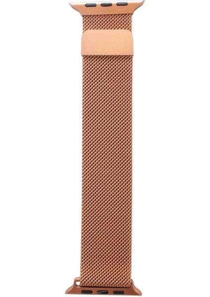 Apple Watch Için Şık ve Dayanıklı Metal Örgü Kordon – Manyetik Toka, 4 Renk Seçeneği