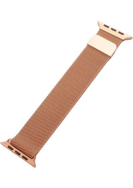 Apple Watch Için Şık ve Dayanıklı Metal Örgü Kordon – Manyetik Toka, 4 Renk Seçeneği