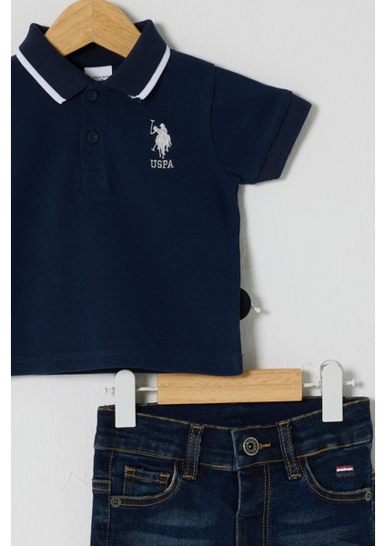 U.s Polo Assn Erkek Bebek 2li Pike T-Shırt Takım Lacivert fiyatları