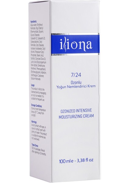 7/24 Ozonlu Nemlendirici Krem