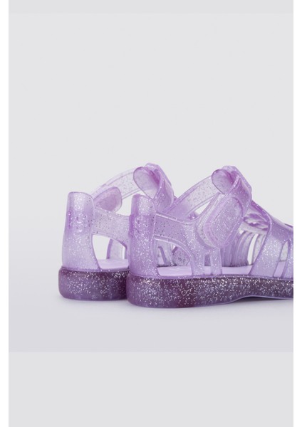 Tobby Gloss Glitter Kız Çocuk Lila Simli Sandalet S10308-212