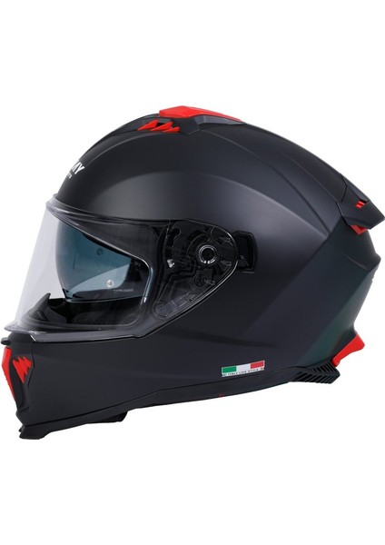 Sw 865 Solıd Matt Black Kask