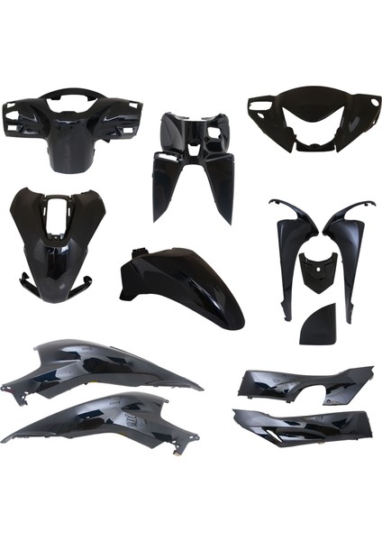 Honda Dio 110 Kaporta Set Siyah