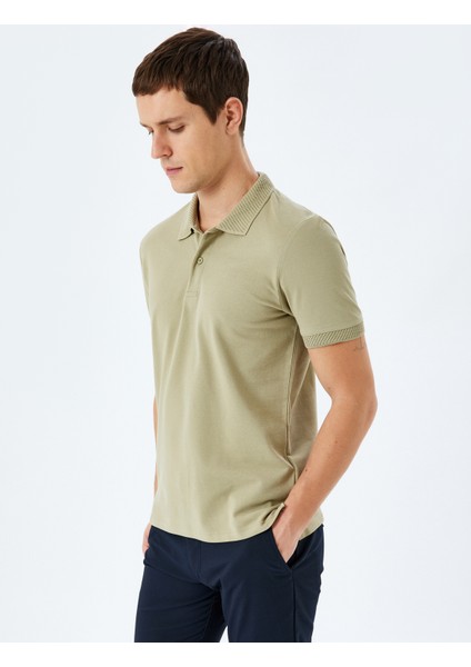Slim Fit Kısa Kollu Pamuklu Polo Yaka Tişört fiyatları