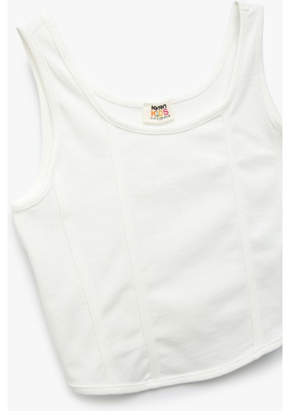 Pamuklu Slim Fit U Yaka Kalın Askılı Crop Atlet modelleri