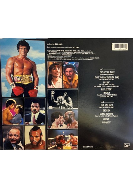 Bill Conti – Rocky Iıı Soundtrack 1982 Baskı Lp fiyatları