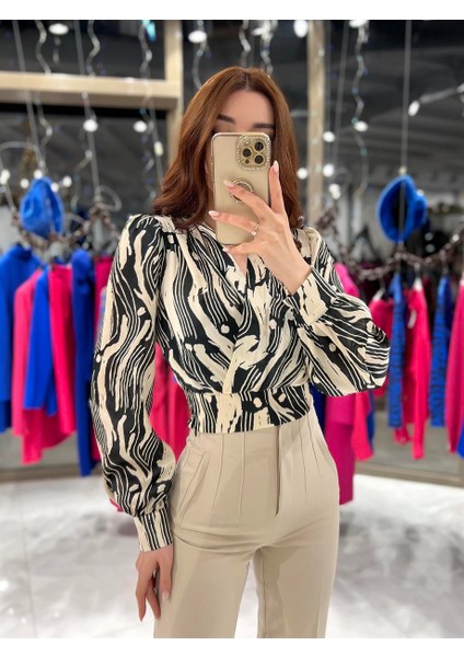 Önü Flatolu Kumaş Pantolon Bej