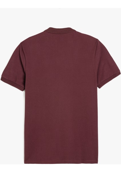 Slim Fit Kısa Kollu Pamuklu Polo Yaka Tişört fiyatları