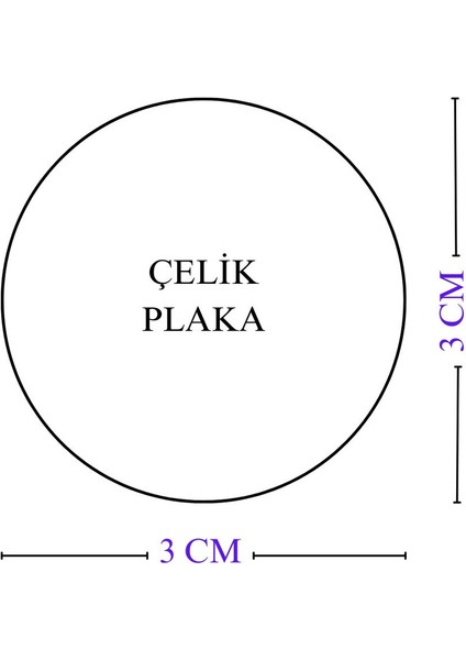 Gümüş Renk Çelik Çift Taraflı Ayetel Kürsi Felak Nas Ihlas Anahtarlık, Hediyelik Anahtarlık