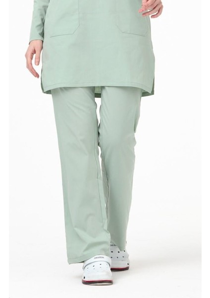 Ultralycra Modest - Likralı Doktor Hemşire Tesettür Tek Alt Forma, Su Yeşili fiyatları