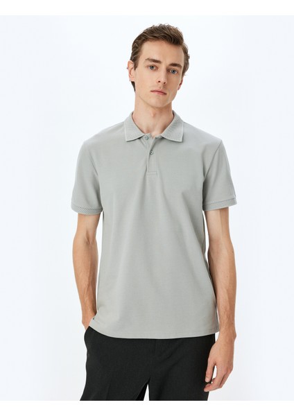 Slim Fit Kısa Kollu Pamuklu Polo Yaka Tişört modelleri