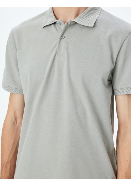 Slim Fit Kısa Kollu Pamuklu Polo Yaka Tişört indirimleri