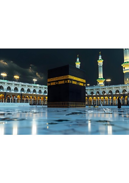Dini Kabe Kanvas Tablo Dekoratif