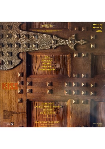 Kiss – (Music From) The Elder 1982 Baskı Lp fiyatları