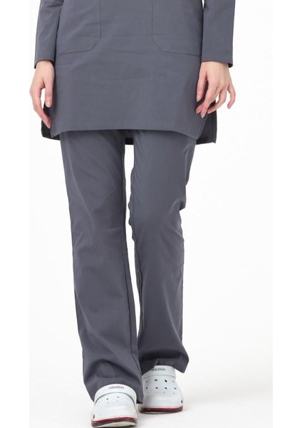 Ultralycra Modest - Likralı Doktor Hemşire Tesettür Tek Alt Forma, Asfalt