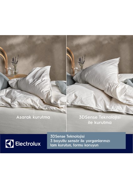 EW8D595MTC Ultracare 800 9 kg Isı Pompalı Kurutma Makinesi