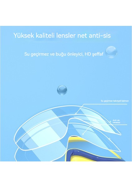 Yüzme Gözlüklü Çocuk Yüzme Ekipmanları Profesyonel Dalış (Yurt Dışından) modelleri