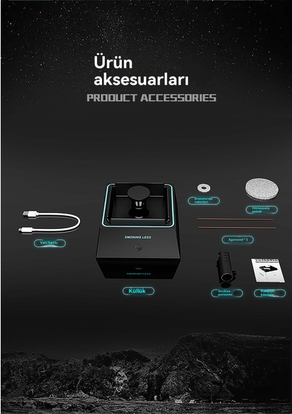 Akıllı Ev Yaratıcı Küçük Masaüstü Aromaterapi Hava Temizleme Saklama Kutusu (Yurt Dışından)