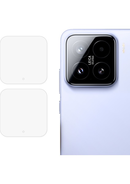Xiaomi 15 2 Adet Kamera Lens Koruyucu Entegre Temperli Cam Lens Filmi (Yurt Dışından)