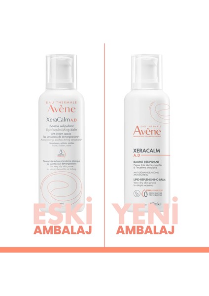 Xeracalm A.D Baume Relipidante Cilt Yatıştırıcı Balsam 400 ml fiyatları