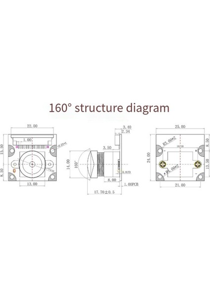 Raspberry Pi 5 Kamera Için Gece Görüşlü 8mp Kamera Modülü IMX219 160 Derece Görüş Açısı Csı Arayüz Kamerası (Yurt Dışından) modelleri