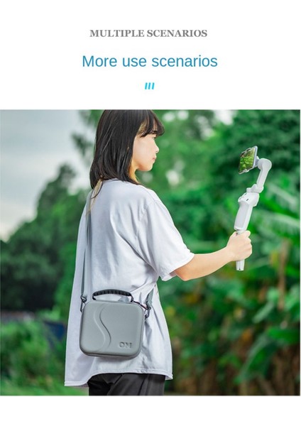 Startrc Gimbal Sabitleyici Saklama Çantası Taşıma Çantası Dji Osmo Mobile Se/om 4 Se/om 4 El Gimbal'ı ile Uyumlu (Yurt Dışından)