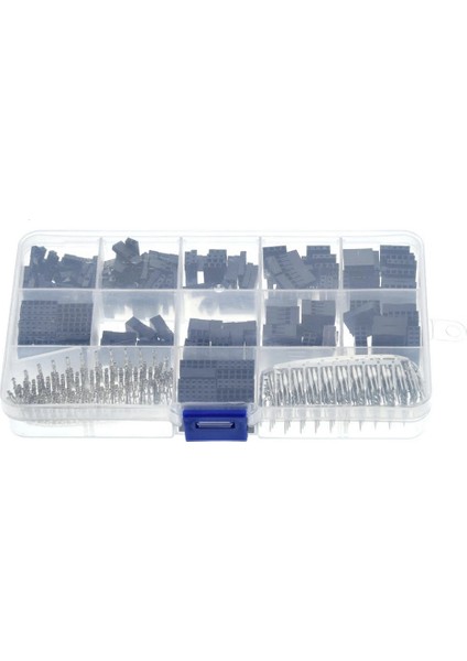 620 Adet 2.54 mm Dubleks Yama Kablosu Arayüzü Konnektörleri Tel Pin Başlık Konut Kiti (Yurt Dışından)
