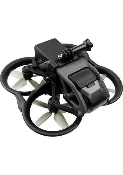 Avata Drone Için Üst Uzatma Braketi Gopro Bağlantı Noktası Panoramik Kamera Montaj Sabitleme Adaptörü Tutucu Güçlendirme Aksesuarları (Yurt Dışından)