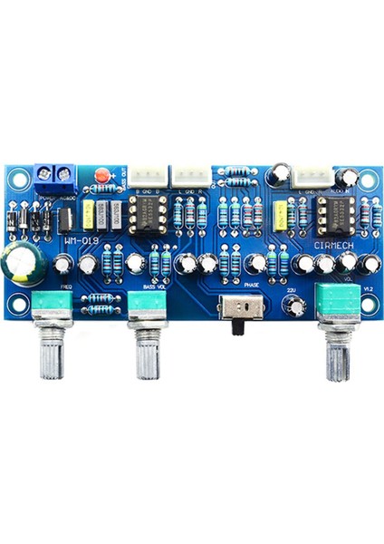 2.1 Kanal Subwoofer Preamp Kartı Alçak Geçiş Filtresi Ön Amp Amplifikatör Kartı NE5532 Alçak Geçiş Filtresi Bas Preamplifikatör (Yurt Dışından)