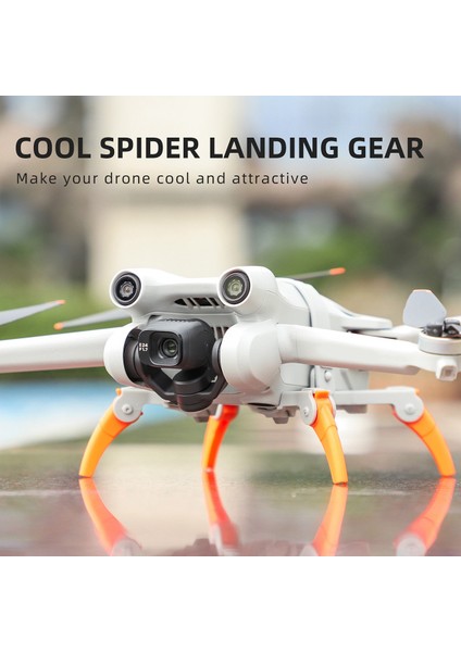 Sunnylife Djı Mini 3 Pro Katlanabilir Iniş Takımı Ayağı Yükseltme Mini 3pro Drone Ayak Standı Destek Koruyucu Aksesuarları-Gri (Yurt Dışından) modelleri