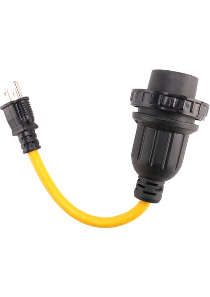 Nema 5-15P Erkek - L5-30R Dişi Güç Adaptör Kablosu, Jeneratör 30 Amp - 15AMP Ev Adaptör Kablosu Abd Tak (Yurt Dışından)