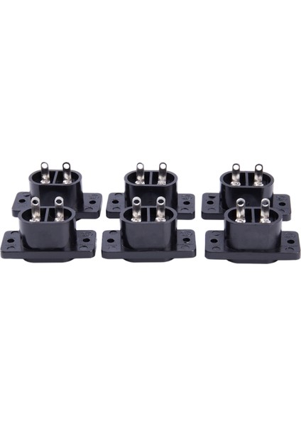 6 x Ac 250V 2.5A IEC320 C7 Soket Lehim Kupası Pimleri Güç Konektörü (Yurt Dışından)