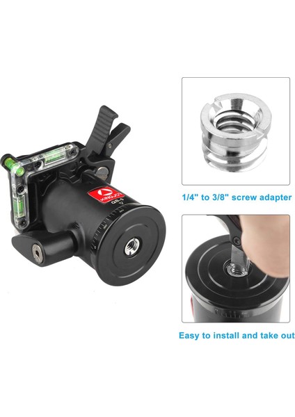 Paket 1/4 Inç Ila 3/8 Inç Dönüştürme Vidası Standart Adaptör Redüktör Burç Dönüştürücü Dslr Kamera Kamera Tripod Monopod Topu Kafa Ballhead Video Işığı Standı (Yurt Dışından)