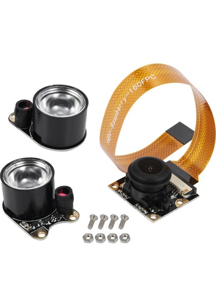 Raspberry Pi Sıfır Gece Kamerası + 2 Adet Ir LED 5mp Kamera Modülü Raspberry Sıfır Geniş Açı Balık Gözü Web Kamerası (Yurt Dışından) fiyatları