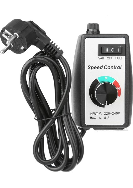 Ab Fiş Motor Hız Kontrol Cihazı Evrensel Kademesiz Regülatör Anahtarı Üfleyici Kanal Fan Hız Regülatörü 220-240V (Yurt Dışından) modelleri
