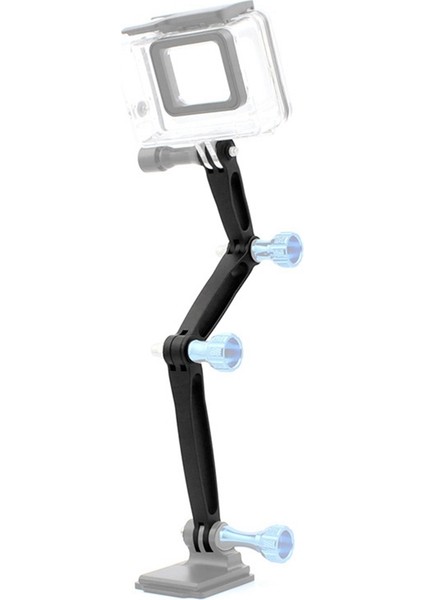 Gopro Hero 8 7 6 Sjcam Aksiyon Kameraları Aksesuarları Için Alüminyum Alaşımlı 3'ü 1 Arada Kask Uzatma Kolu Ayarlanabilir Braket Kiti (Yurt Dışından) indirimleri