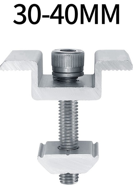 8pack Güneş Paneli Montaj Braketleri, Güneş Paneli Uç Kelepçeleri, Merkezi Kelepçeler, Pv Güneş Paneli Güneş Modülü Için 30MM (Yurt Dışından) indirimleri