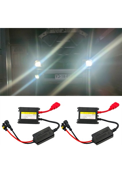 2 Adet DC12V 55W Hıd Balast Bloğu Ateşleme Dijital Ince Balast Hıd Kiti Xenon H1 H3 H7 H8 H11 9005 9006 H4 (Yurt Dışından)