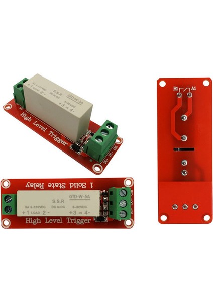Yüksek Seviye Tetikleyici Dc Kontrol Dc Katı Hal Röle Modülü Tek Fazlı Elektrik Röle Katı Hal 5A(1WAY) (Yurt Dışından) fiyatları