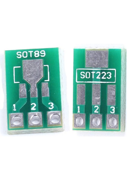 20 Adet SOT89 SOT223 - Dıp Pcb Transfer Kartı Pin Adaptörü Dönüştürücü Çift Taraflı 1,5 mm 2,3 mm - 2,54 mm Pin Aralığı Pinboard (Yurt Dışından)
