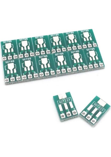 20 Adet SOT89 SOT223 - Dıp Pcb Transfer Kartı Pin Adaptörü Dönüştürücü Çift Taraflı 1,5 mm 2,3 mm - 2,54 mm Pin Aralığı Pinboard (Yurt Dışından)