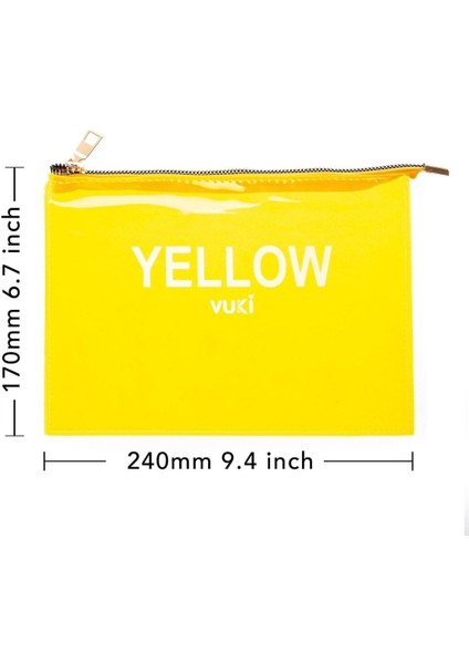 Renkli Fermuarlı Şeffaf Dosya (A5) fiyatları