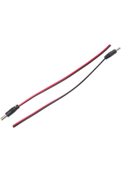 20 Adet 5.5x2.1mm Erkek Dc Güç Jakı Fişi Güvenlik Kamerası Güç Bağlantı Hattı (Yurt Dışından)