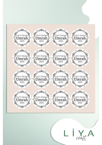 Ümre Hediyelik Sticker 48 Adet