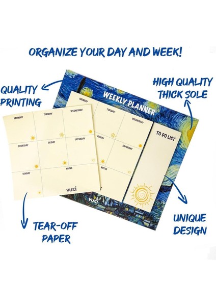 Masa Üstü Haftalık Planlayıcı Defter
