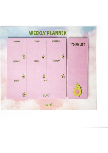 Masa Üstü Haftalık Planlayıcı Defter